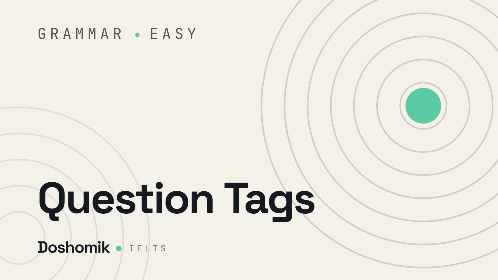 Question Tags