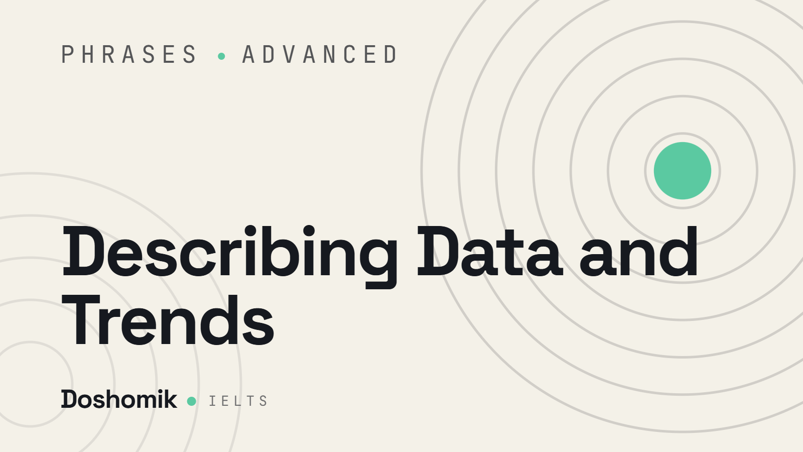 Describing Data and Trends