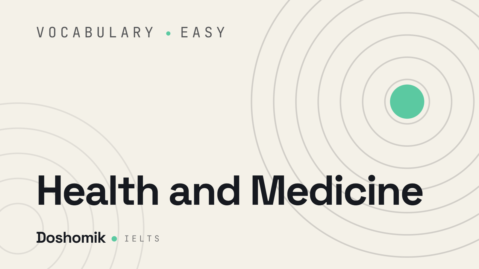 Health and Medicine