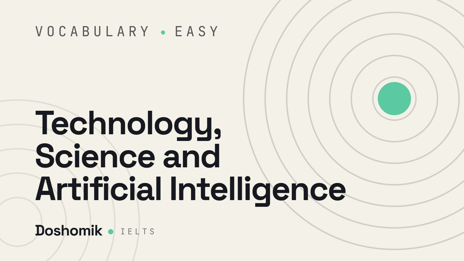 Technology, Science and Artificial Intelligence
